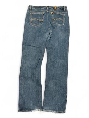 Y2K Aura Embroidered High Rise Bootcut Jeans